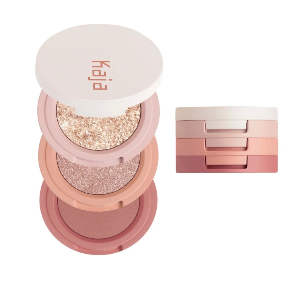Kaja beauty bento Bouncy Chrome Shimmer & Matte trio